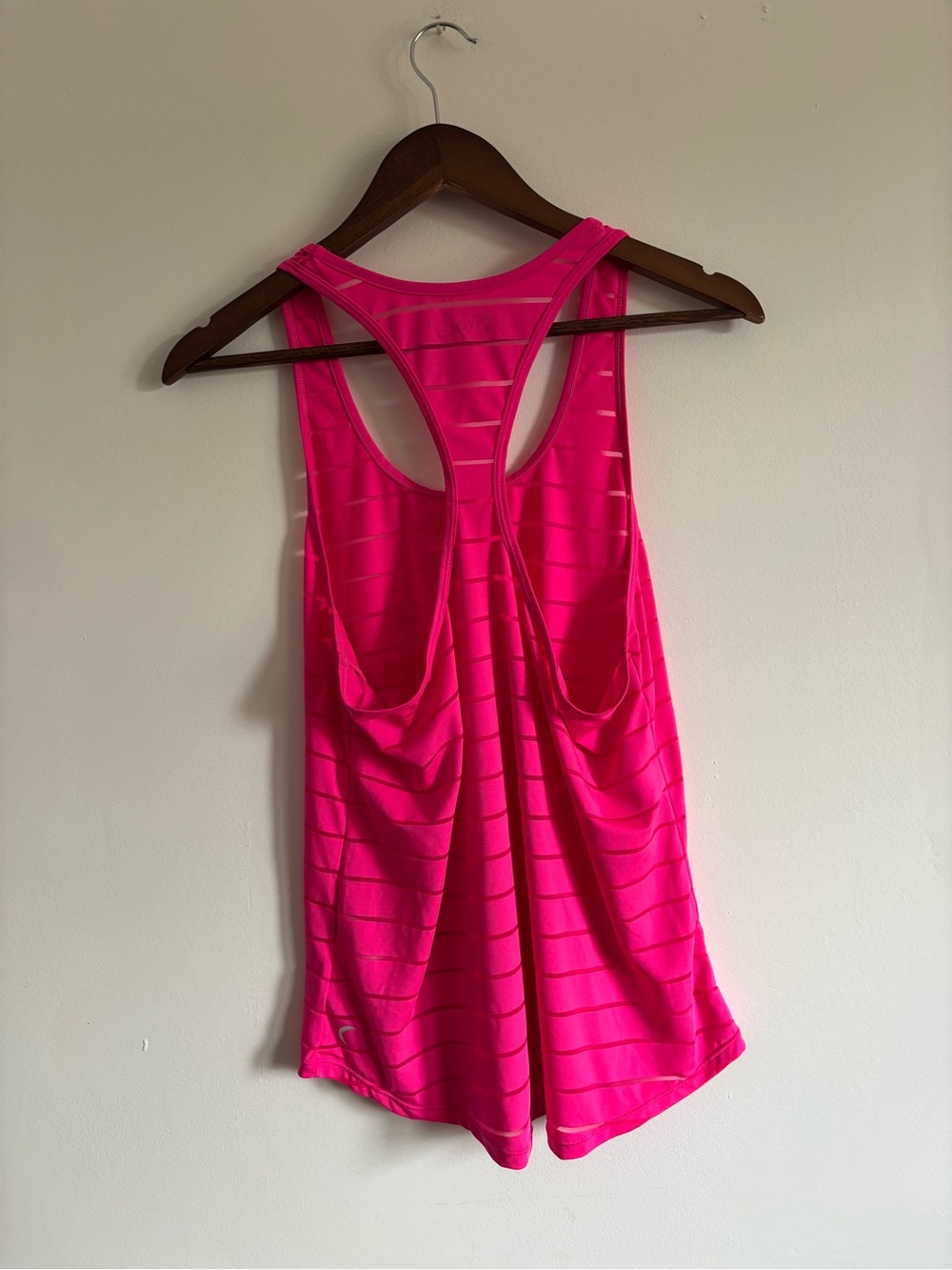 Neon Pink Racerback Tank Top - Lightweight Activewear - Picture 2 of 6